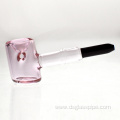 4.5 Inches Grav Labs White Spoon Hand Pipe Tobacco Blown Glass Smoking Pipes